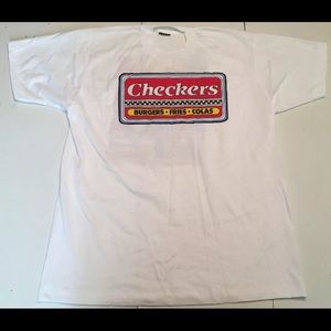 VTG 1992 Checkers Restaurant T Shirt